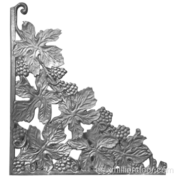 Estampación de diseños de parrilla de flores de acero inoxidable
